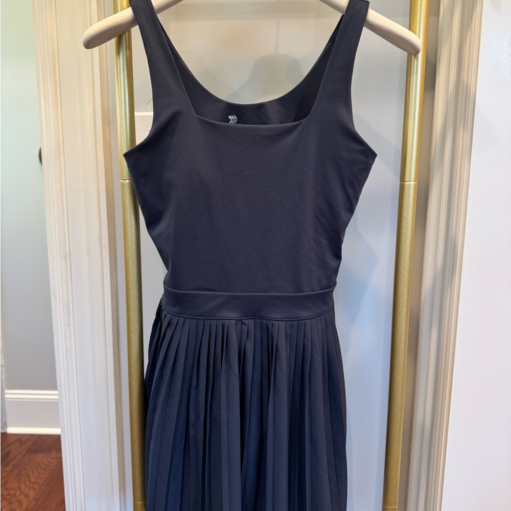 All in Motion Navy pleated tennis/active dress